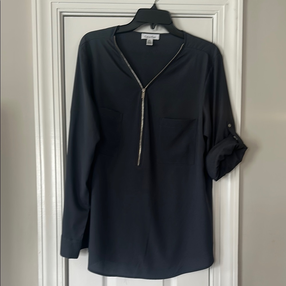 Calvin Klein Charcoal Blouse
